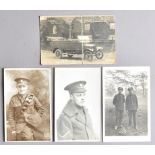 Postcards, modern album, mostly P2/P3, including RP two British soldiers behind lines in France, one
