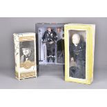 A vintage Effanbee figure of Winston Churchill, together with a Limited Edition Time capsule Toys