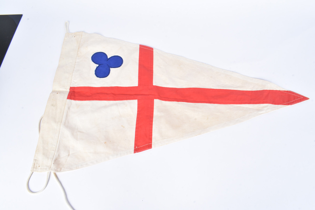 A South Africa flag (1928-1994), 67cm x 44cm, believed to be from HMS Eagle's 64-66 Commission, - Image 2 of 3