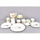 A large collection of Winston Churchill related ceramics, mainly table ware, comprising a Paragon