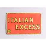 British Promotional Fire Marks, Excess Insurance Company, Italian market, Excess Londra - black (1),