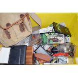 A large collection of fishing tackle and other items, to include, Flys, Floats, Lines, waistcoats, a