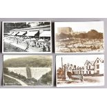 Postcards, loose, P4, commercial RP including Monte Carlo pool, Jersey Airways De Havilland Dragon