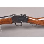 A Greener EG Mark III 12 Bore single shot top loading shotgun, serial 37926, Patent no. 463628/35,