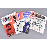 Boxing Programmes, Cassius Clay V Henry Cooper Programme 1963 together with eight programmes of