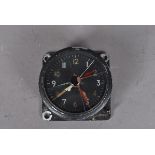 A WWII Royal Air Force Instrument Board clock, as fitted to the Supermarine Spitfire and the
