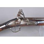 An East India Company 7.50 calibre Brown Bess, dated 1798, with flint lock action, EIC to the lock