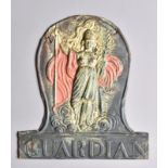 Guardian Fire and Life Assurance Company Fire Marks, 1821-1968, copper - W57A, G, traces of original