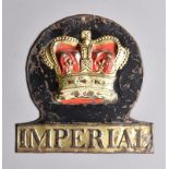 Imperial Fire Insurance Company Fire Marks, 1803-1902, copper - W40A, G and W40C, F-G, some original