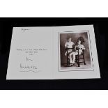 HRH Charles Prince of Wales, 1992 signed Christams card, 'Aylmer' wishing you a very Hppy