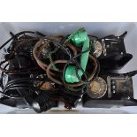 A group of vintage black plastic rotary telephones, complete with receivers (parcel)