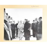 Maritime Ephemera, 10 x 8 silver prints of interior and exterior of ships, including visit of HM The