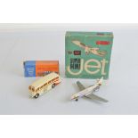 A boxed vintage Miltan Toys (India) #818 Caravelle diecast aircraft model, in Indian Airlines