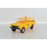 A very scarce unboxed AA Relay Range Rover model, approximately 42cm long, by Sharna Toys, who