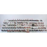 A large quantity of loose Britains soldier figures, including mounted, Highland band, Pageantry