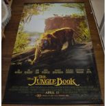 A large Disney Jungle Book (2016) poster, depicting Shere Khan, rolled condition. 245cm x 153cm.