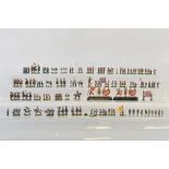 A good quantity of toy soldier figures, including delPrado, kit built plastic examples, white