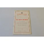 His Majesty's Theatre programme, signed by Ivor Novello and Vivien Leigh dated 29.4.36 in pencil