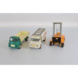 Two unboxed Tri-ang Lorry models from their 'Jumbo' range of Austin Trucks, including a TM6345