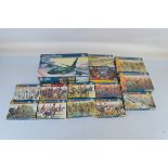 A quantity of Italieri model kits and soldier sets, including C-130E/ H Hercules, Arab Warriors,