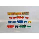 A selection of Tri-ang plastic Locomotive models from their 'Push and Go' range including three