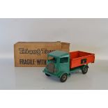 A boxed Tri-ang TM6017 Pressed Steel Builders Lorry numbered 201 in their '200 Series', this model