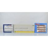 Three HO gauge model railway train sets, Trix 22325, Roco 63087 and Jouef HJ2012, all boxed (3)