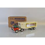 A scarce boxed Tri-ang Pressed Steel TM6286 Articulated Freightliner Delivery Truck from their 'Hi-