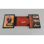 Three James Bond coffee table books, Bond by Design, James Bond Archives and James Bond Movie