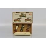 A boxed set of Paya tinplate cars, with certificate.