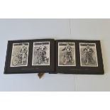 A 1940s and 1950s photograph album of Speedway Riders, mostly signed examples relating to