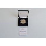 A Queen Victoria silver double florin, in Jubilee Mint case with COA, dated 1889.