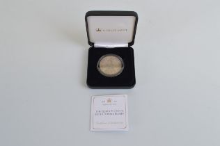 A Queen Victoria silver double florin, in Jubilee Mint case with COA, dated 1889.