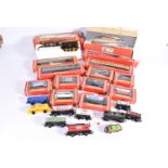 Hornby 00 Gauge Goods and Passenger Rolling Stock Accessories and quantity of Track, various Goods