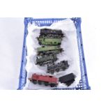 Hornby-Dublo and Gaiety 00 Gauge 3-Rail Steam Tank Locomotives, LNER green 0-6-2T 9596 (2), LMS