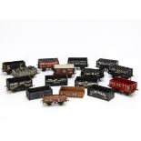 Kit- or Scratch-built 0 Gauge Coal Wagons, most with finescale wheels, including 8 complete neatly