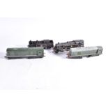 Hornby-Dublo 00 Gauge 3-Rail Locomotives, BR black 2-6-4T 80054, BR black 0-6-2T 60567 and two BR