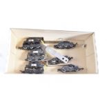 Three Hornby-Dublo 00 Gauge 2 and 3-Rail Co-Co Chassis, F-G, sold as spares (3)