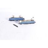 Tri-ang and Trix 00 Gauge BR blue E3001 Twin Pantograph Electric Locomotives, Tri-ang R753 F-G, a