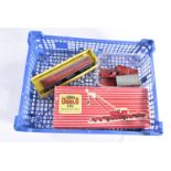 Hornby-Dublo 00 Gauge 2-Rail Breakdown Crane Sets, 4620 matt red Crane and match trucks, jacks and