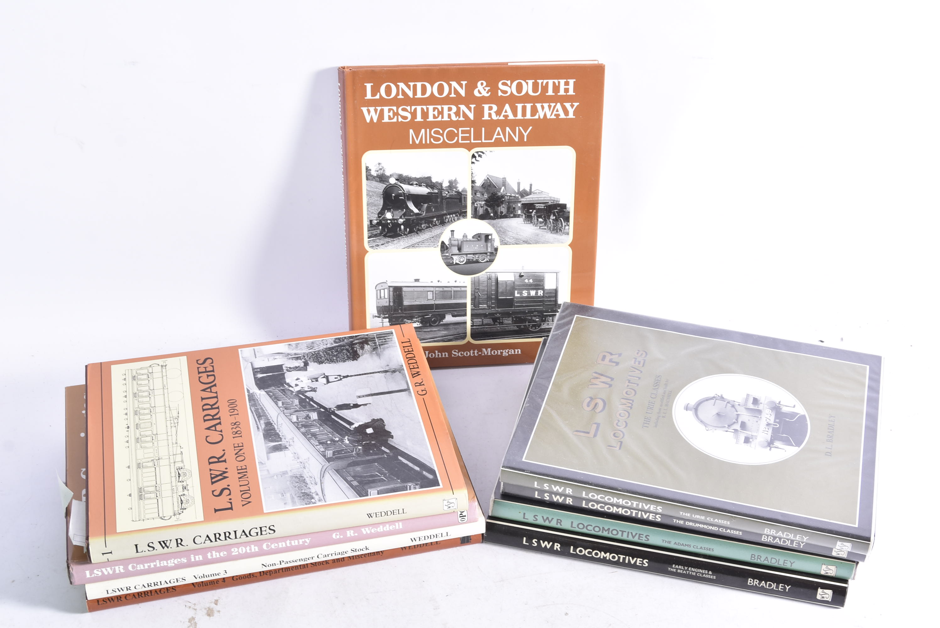A Fine Group of LSWR Reference Books by Wild Swan and Others, comprising the set of four