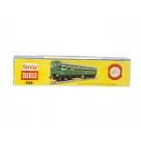 Hornby Dublo 00 Gauge 3-Rail 3250 Electric Motor Coach Box, with two packing rings, tested tag,