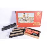 Tri-ang 00 Gauge Train Set and later Hornby Accessories, RO Train Set comprising BR black