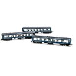 Unboxed Wrenn 00 Gauge 2-Car blue/grey Brighton Belle, Power Car S290S, one coupling hook bent,