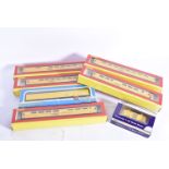 Hornby 00 Gauge Network Rail New Measurement Train Coaches and other yellow stock, five yellow