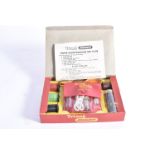 Tri-ang 00 Gauge R 298 Home Maintenance Set, comprising RT 209 Tool Kit, 4 Drums of wire, packet