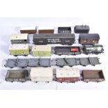 Older Scratch- or Kit-built 0 Gauge Freight Stock, most with coarse scale wheels and of wooden