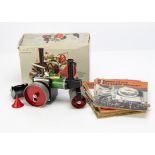 A boxed Mamod Live Steam SR1a Steam Roller, with reversing lever to oscillating cylinder, pull-