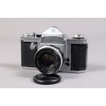 An Asahi Optical Pentax SLR Camera, serial no 148320, circa 1957, original pentaprism Pentax AP,