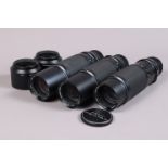 Three Asahi Super-Multi-Coated Takumar-Zoom 85-210mm f/4.5 Lenses serial numbers 7373372, 7540415,